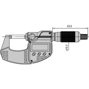 MICROMETRO DIGITALE IP65 0-25MM 293-230-30