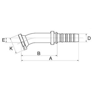 12GS12FL30M GS Armatur GATES, B-Maß 78,0 mm