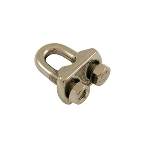 SERRE CABLE A ETRIER INOX D. 6 AISI 316