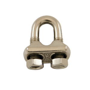 SERRE CABLE A ETRIER INOX D. 6 AISI 316