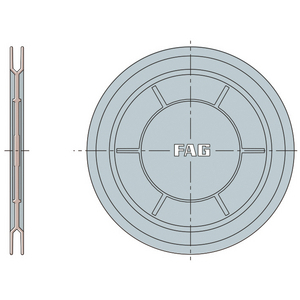 COUVERCLE DKV 130 POUR PALIER FAG