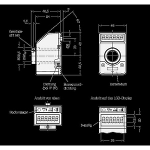 GN9053-2-GR Stellungsanzeiger, Elektronisch, Mit LCD-Display