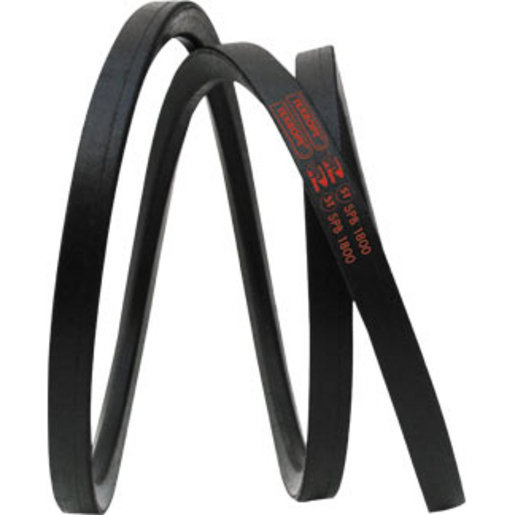 Courroie Trapézoïdale SPZ 1387 - Section 9,7x8 Mm - Pour Transmissions Compactes - Électro-conductible DIN 7753