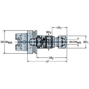 PORTE TARAUDS HSK 970-HA06-25-128