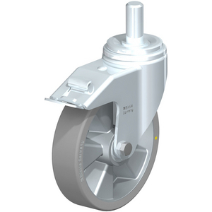ROULETTE PIVOTANTE EN TOLE DACIER, VERSION FORTES CHARGES,