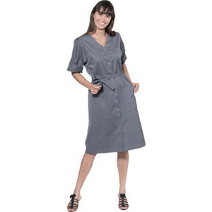 BLOUSE FEMME JOSY GRIS FONCE T5 MANCHES TRANSFORMABLES POL/COT