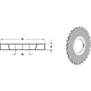 S F M Cutter 125.0x3.0mm DIN885A