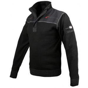 Pull col zip ONTARIO CONCEPT Tricots Bonnemaille ONTARIO
