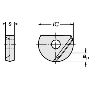 PLAQUETTE FRAISAGE COROMILL 216 R216F-12 30 E-L P20A
