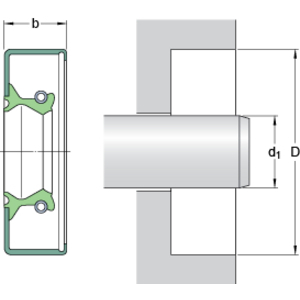 SKF SEAL CR 7628