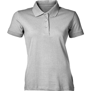 MASCOT POLO SHIRT LADIES GRASSE LIGHT GRAY MELEE M XS
