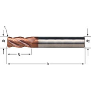 End Mill 16.0XR0.5