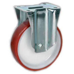 RUOTA 60 125X35 POLIURETANO NUCLEO POLIAMMIDE 6 SUPP. FISSO NL-M 605703