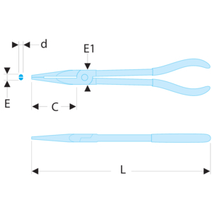 340MM LONG REACH PLIERS 185.34L