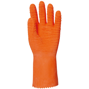 GANT LATEX CREPE ORANGE 32CM T8 DOS/M. ENDUIT EUROTECH. UE12