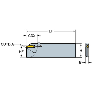 LAME TRONCONNAGE EXT COROCUT LF123H32-25B1