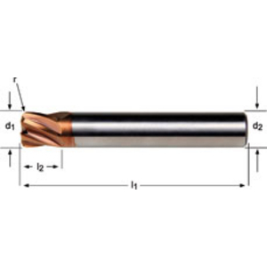 Finishing End Mill 8.0XR2.0