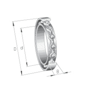 CUSCINETTO RADIALE A SFERE 6312-2RS1/C3GJN