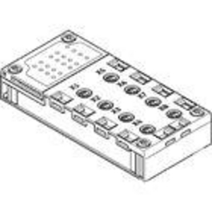 BLOC DE RACCORD CPX-AB-8-M8X2-4P-M3