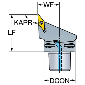 COROMANT COROTURN 107 SNIJ-UNIT DRAAIEN C3-SVJBL-22040-11-B1