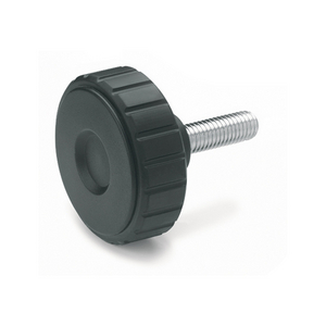 GN4534-44-M6-10 Softline-Rändelgriff schwarz