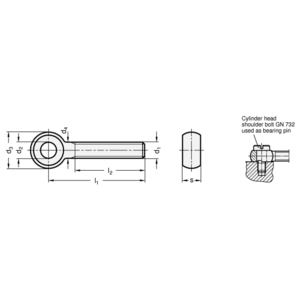 GN1524-M8-70 Augenschraube