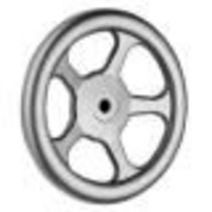 GN228-A4-160-K12-A-GS Stahlblech-Handrad Edelstahl