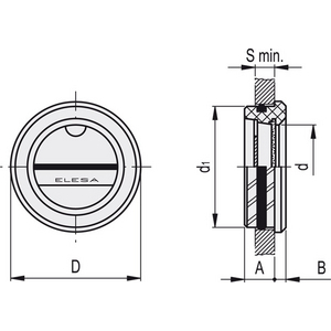 10766 - SPIA DI LIVELLO OLIO MONTAGGIO A PRESSIONE TECNOPOLIMERO HRT.40-60