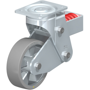 ROULETTE PIVOTANTE EN TOLE DACIER, VERSION FORTES CHARGES,