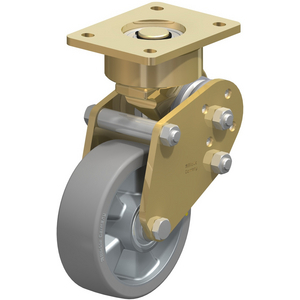 ROULETTE PIVOTANTE FORTES CHARGES AVEC RESSORTS DE