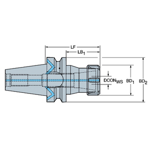 ADAPTATEUR MAS-BT 403 VERS MANDRIN A PINCE ER