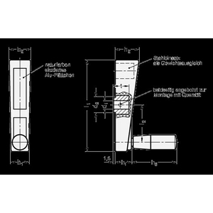 GN510-80-B10 Handkurbel Elesa