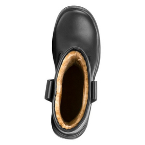 BOTTE FOURREE PERLITE S3 P43 CUIR NOIR SEMELLE/COQUE ACIER