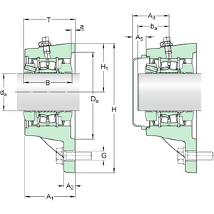 SKF FYNT 40 F LAGERBLOK CONCENTRA