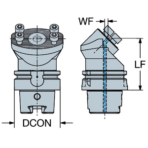 COROMANT ADAPTER HSK -COROTURN SL70 392.T100SL70RX-045
