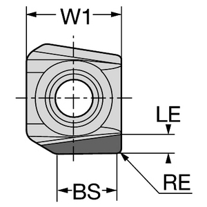COROMANT COROMILL CENTURY FREESWPL R590-1105H-RC2-NW CD10