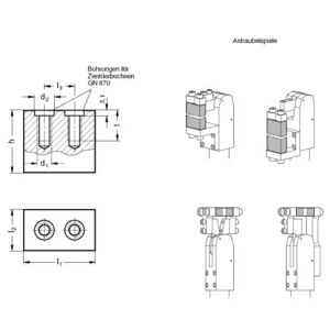 GN872-60-85 Spannbacken-Rohling