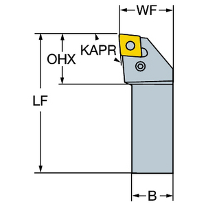PORTE OUTIL TMAX P RHOMBIQUE PCLNL 3232P 16