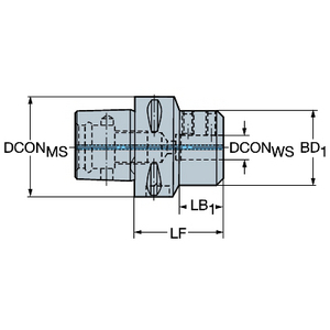 ADAPTATEUR COROMANT CAPTO VERS MANCHE CYL.
