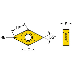 COROMANT ISO DRAAIWISSELPLAAT DNGQ150716T02520 6190