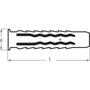 CHEVILLE UNIVERSELLE NYLON D14 BTE DE 20