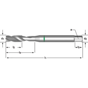 Machine tap M4 DIN 371
