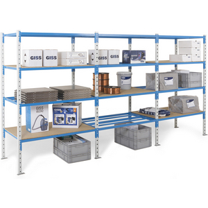 Multi-tier installations shelves G-STORAGE Dimensions mm 2000x1260x600