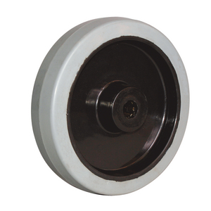 ROUE GRIS 400KG D.200 45MM CAOUT MOYEU R.BILLES