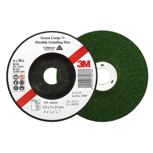 3M™ Green Corps™ Grinding disc, Ø 115 