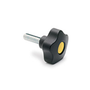 69977-C9-VOLANTINO DI SER. A LOBI TECNOPOL. PRIG. FIL. IN ACCIAIO ZINCATO CON CALOTTINA VCT.50 P-M10X50-C9