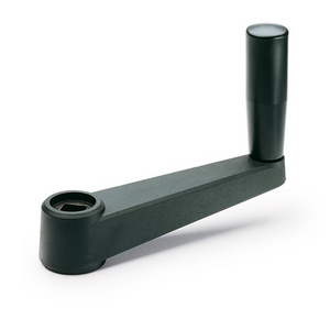 44211 - MANOVELLA TECNOPOLIMERO IMPUGNATURA GIREVOLE BOCCOLA CON FORO QUADRO MT.80 AS-10X10