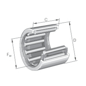 SKF DRAWN CUP NEEDLE BEARING HK 2016-2RS