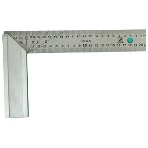 EQUERRE MENUISIER 400MM-TALO ALU ONGLET- LAME INOX