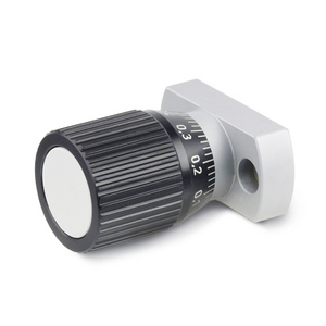 GN727-34-B-SR Stellspindel mit Skala, Befestigung seitlich